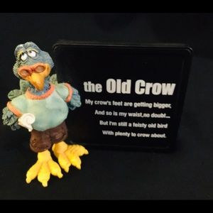 Funny Old Crow Sign/Saying